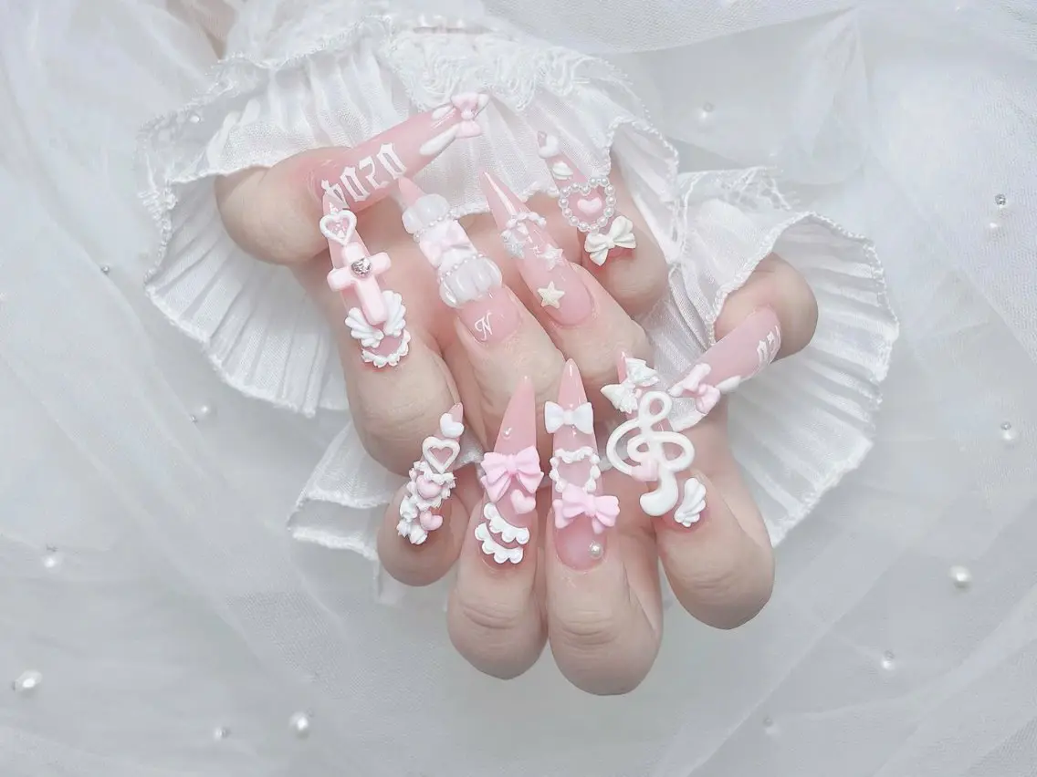 ネイル 長さ出し ジェルネイル 韓国ネイル 持ち込み ワンホンネイル ハンドネイル Sora nail 長さ出し専門店のネイルデザイン