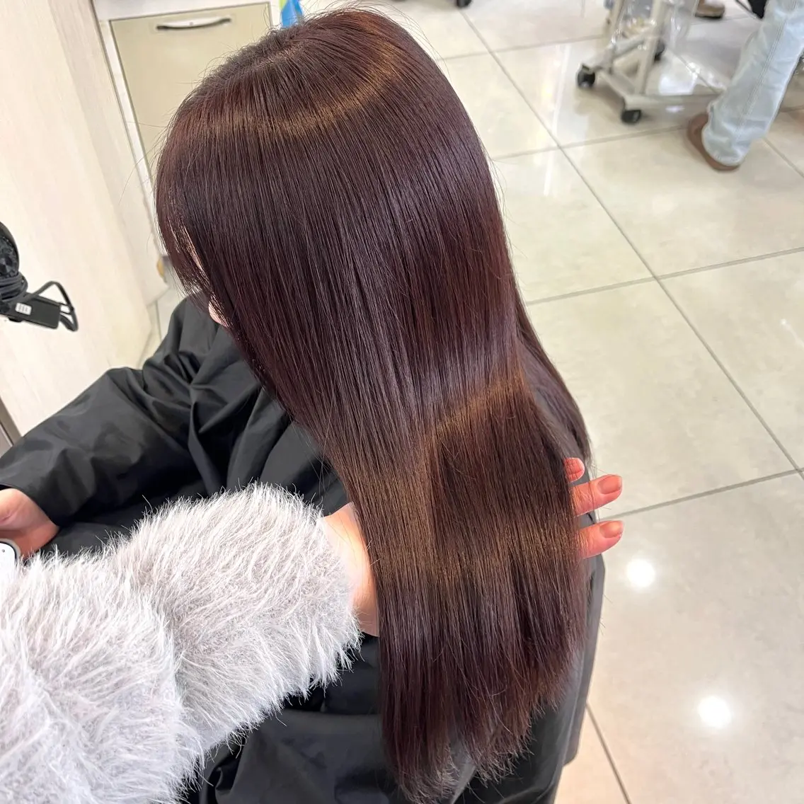 ロング カラー ラベンダーカラー ヘアカラー 横浜/ミルクティー カラー🤍みうのヘアスタイル