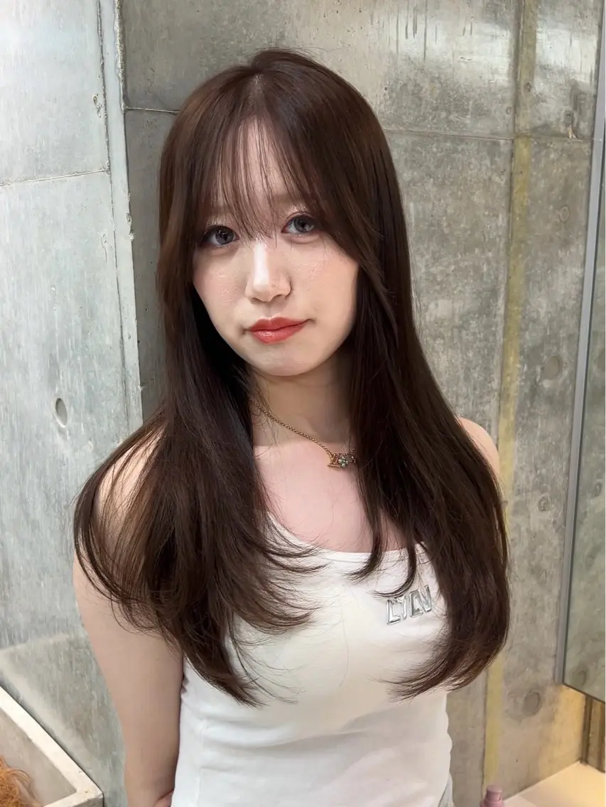 ロング カラー ブリーチ ブラウンカラー ブリーチなしカラー ヘアカラー 🌈Hiroki🌈 似合わせヘアのヘアスタイル