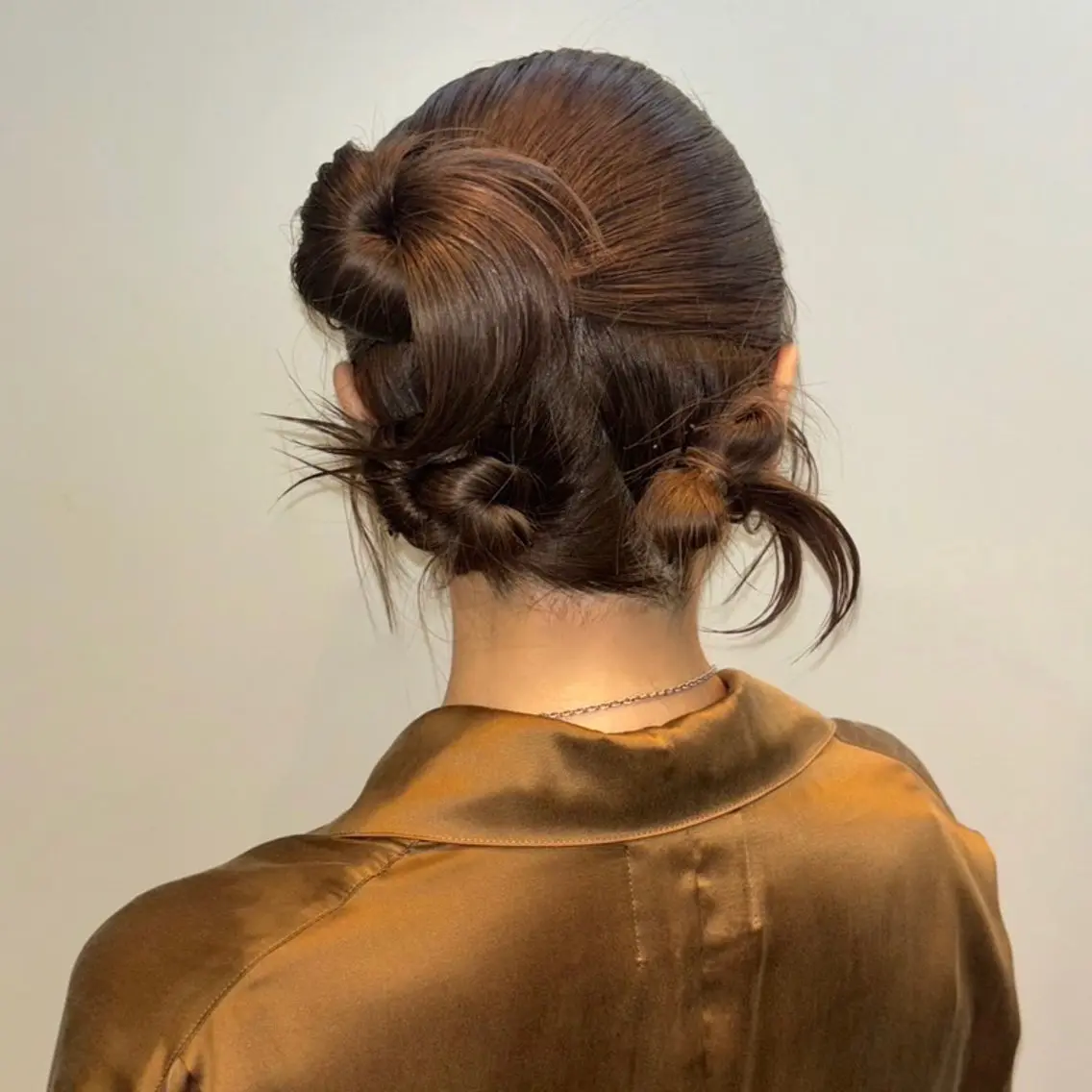 セミロング カラー ヘアアレンジ ブラウンカラー ヘアカラー トリートメント ヘアセット ボブハイトーン🦖 デザインMAMIのヘアスタイル