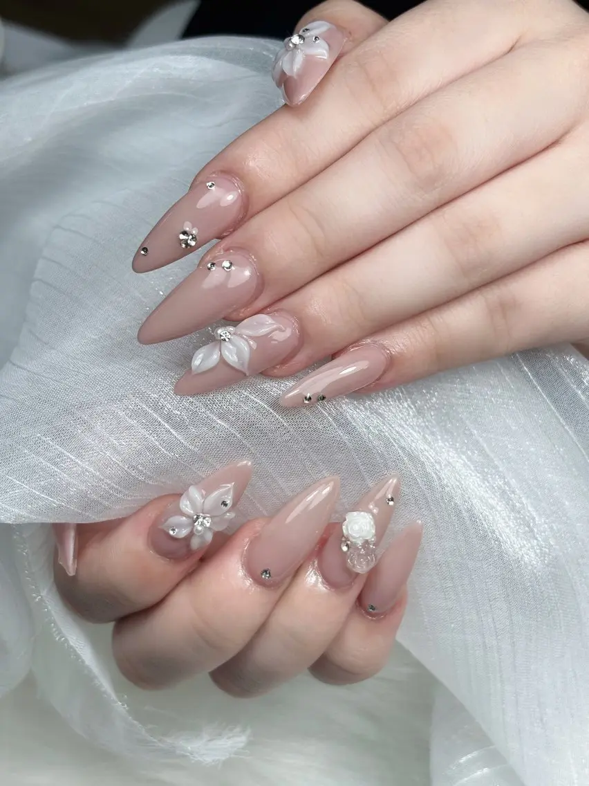 ネイル キラキラネイル 韓国ネイル マグネットネイル 夏ネイル ワンホンネイル ハンドネイル Sully Nail  Labのネイルデザイン