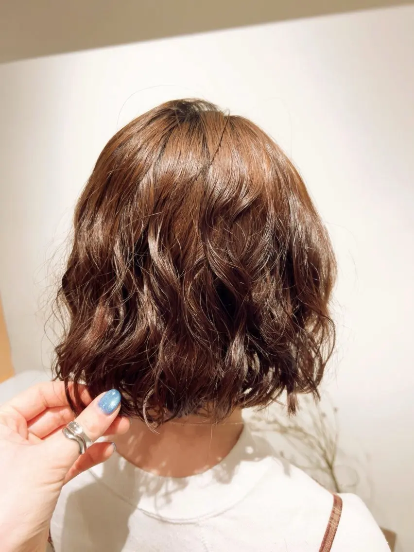 ショート パーマ ボブ ショートヘア PIS／ NAHOのヘアスタイル