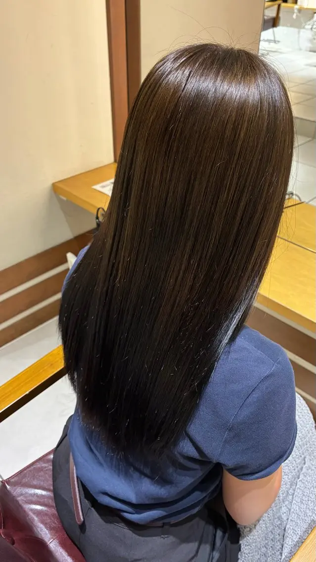カラー ベージュカラー 透明感カラー オリーブベージュ ヘアカラー kaoruko 🐈‍⬛のヘアスタイル
