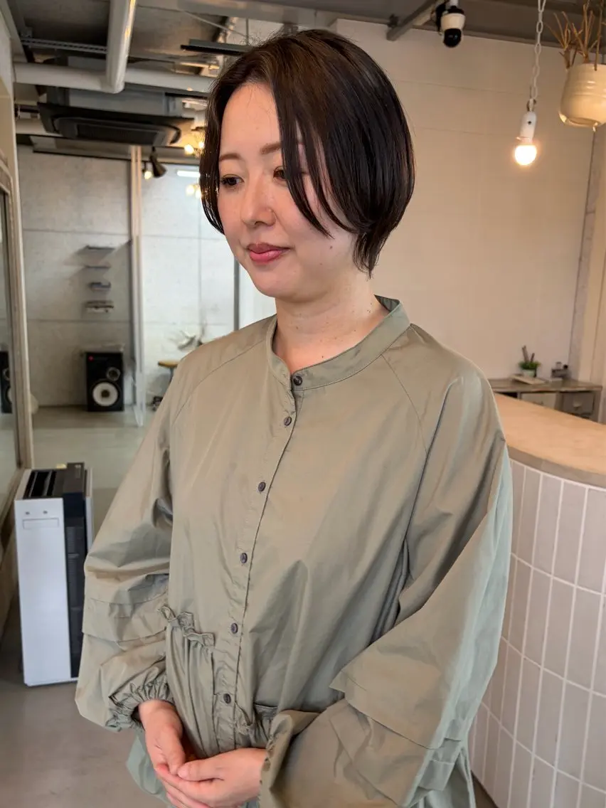 ショート 小川 美咲のヘアスタイル