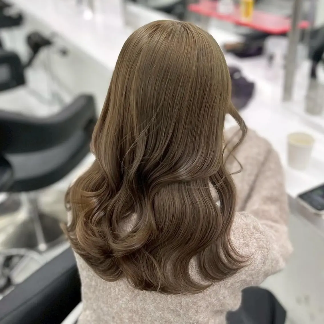 カラー 透明感赤み消しカラー 🌿🪽横浜101のヘアスタイル