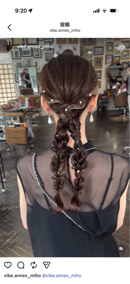 ロング ヘアアレンジ ヘアセット ミホ/ 元町中華街のヘアスタイル