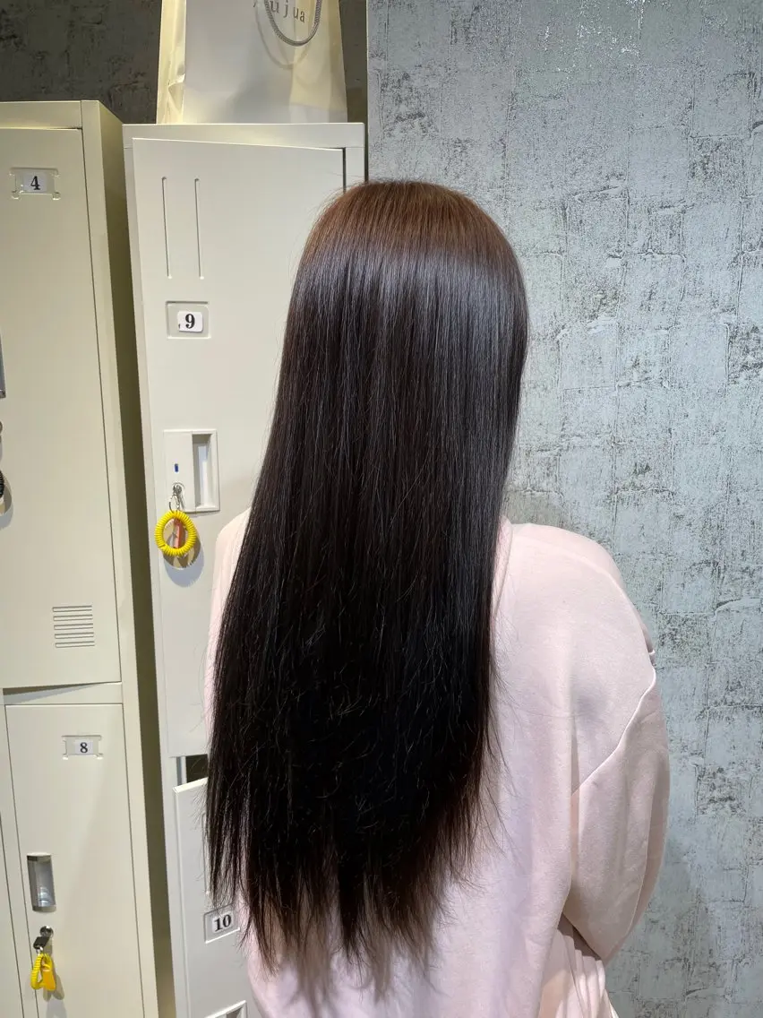 ロング ヘアカラー トリートメント 赤み消し艶カラー🌱 DAIGOのヘアスタイル