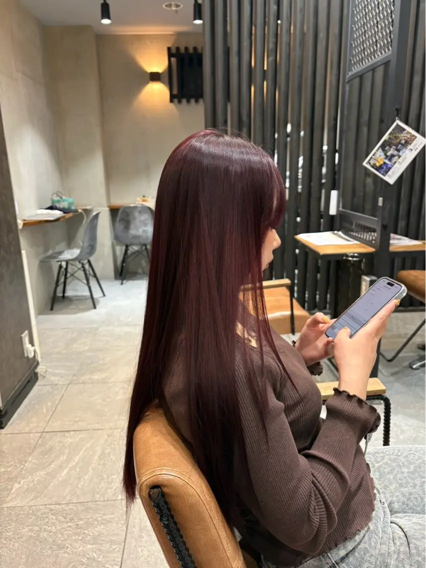 カラー ヘアカラー SHIAN立川 マホのヘアスタイル