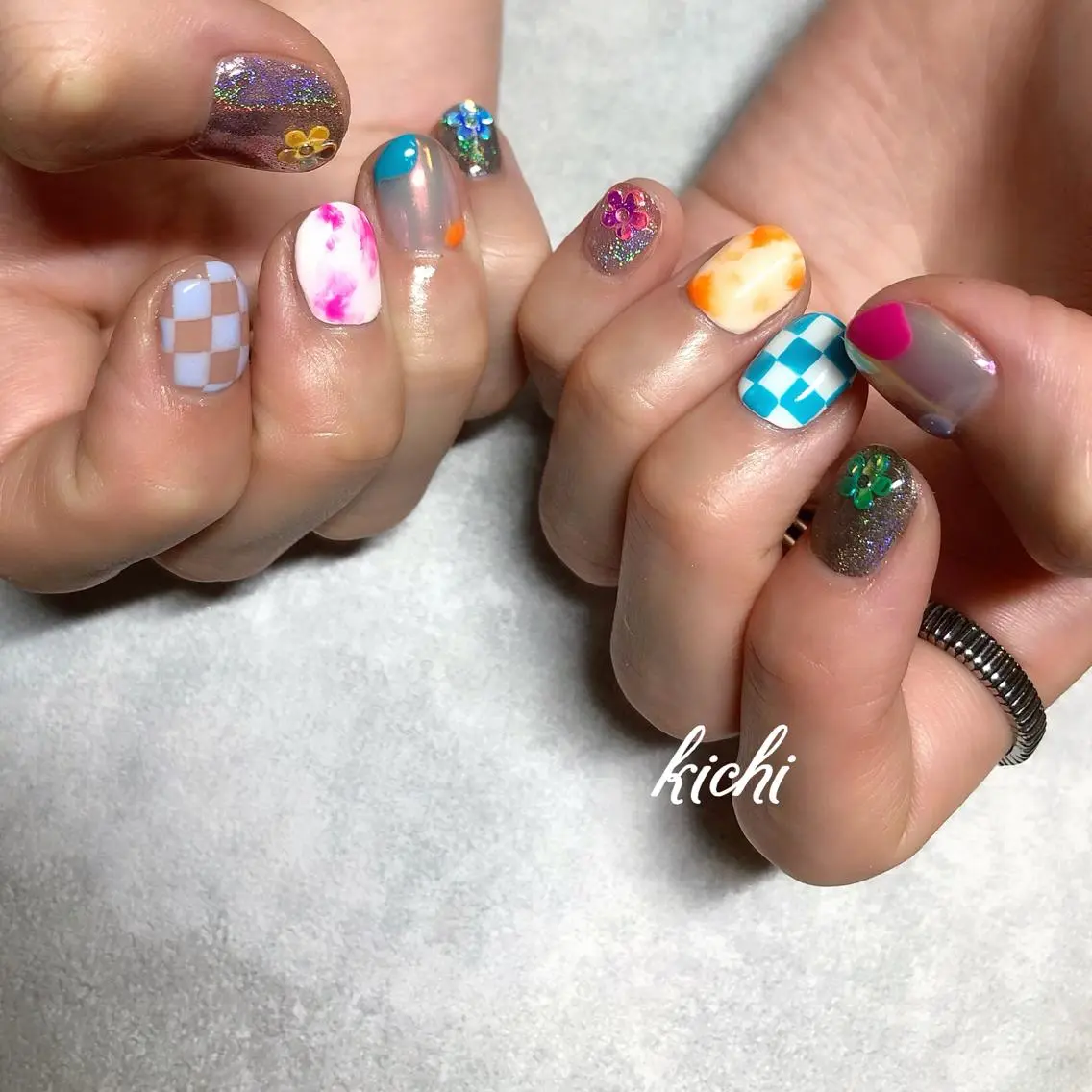 ネイル kichi・: *のネイルデザイン