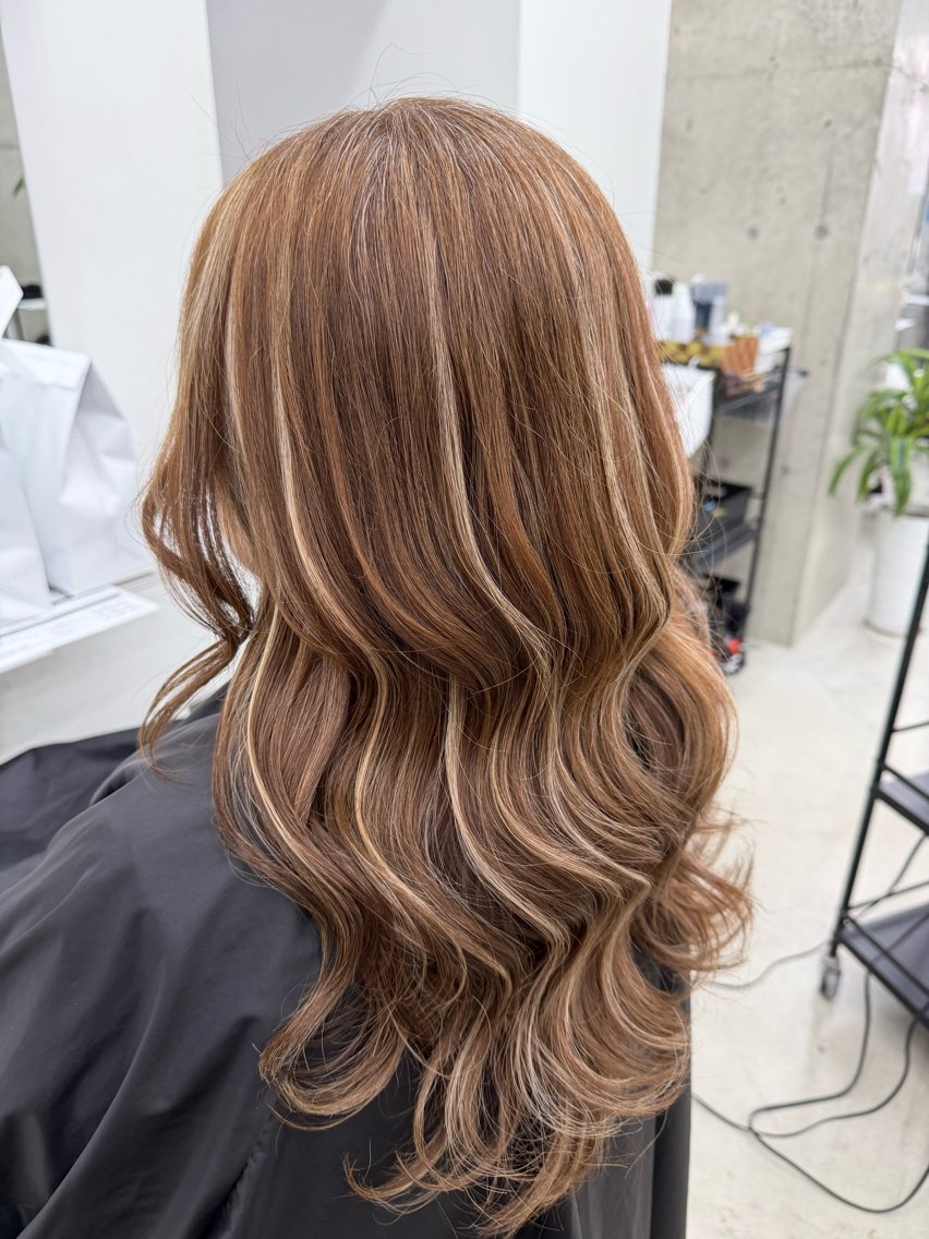 カラー ヘアカラー Nana/名古屋/ ハイトーン/ブリーチのヘアスタイル