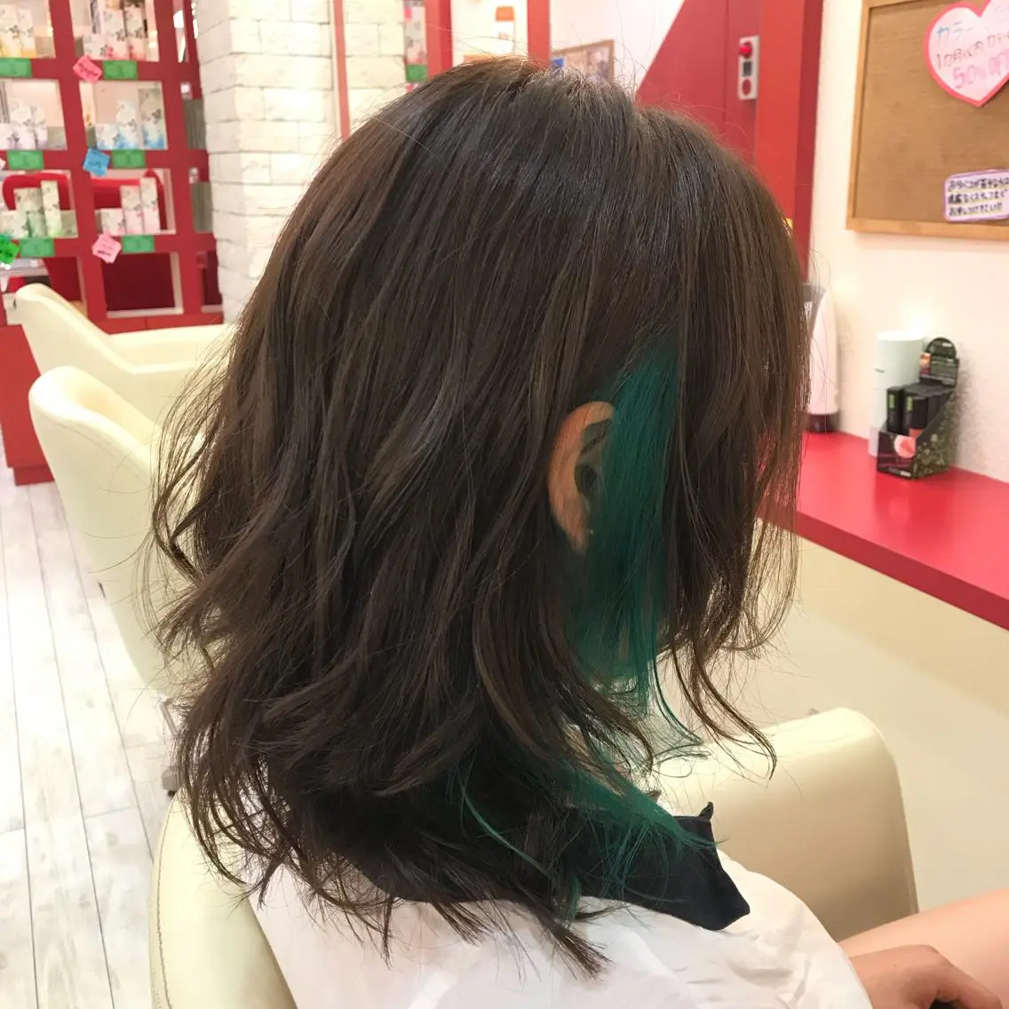 ミディアム カラー 櫻井 なんなのヘアスタイル