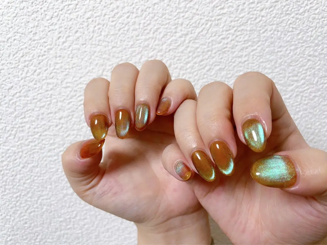 ネイル フットネイル ジェルネイル マグネットネイル メンズネイル ワンカラーネイル kiki nail たまプラーザのネイルデザイン
