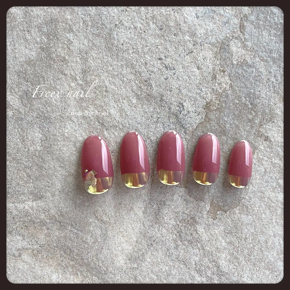 ネイル ミラーネイル ハンドネイル ハンドケア freex nail /ニュアンス/個性派のネイルデザイン