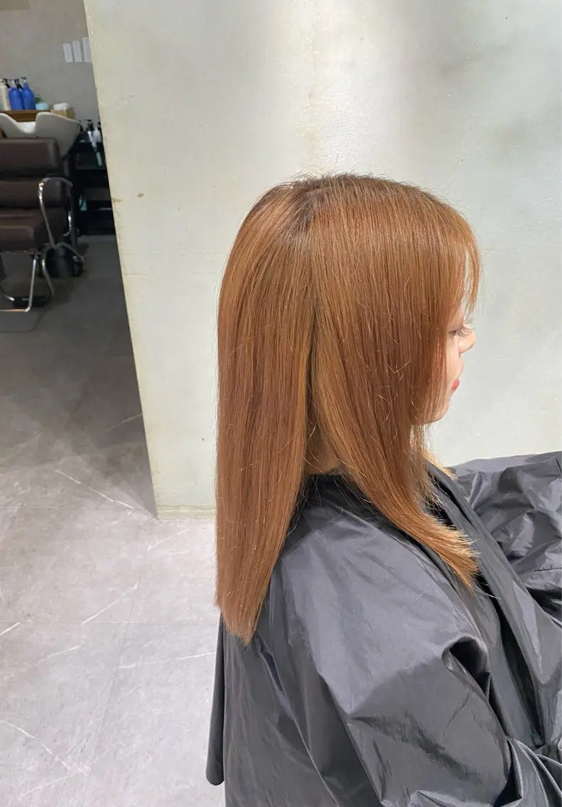 Wカラー【ブリーチ+オンカラー】＋トリートメント2STEP付き✨　※当日予約不可の写真