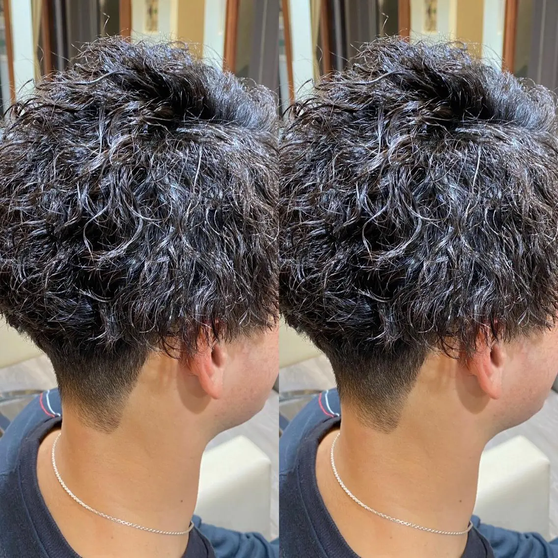 ショート パーマ メンズ おおつか せいやのヘアスタイル