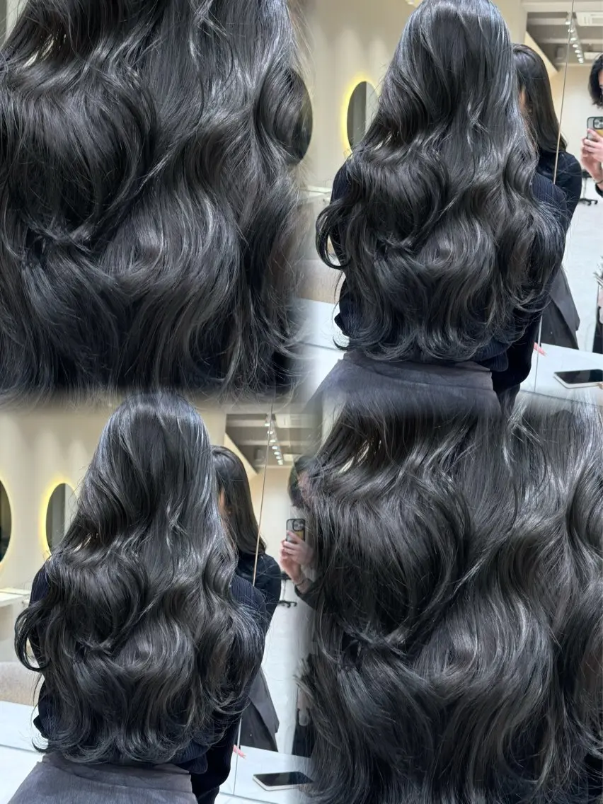 ロング カット ヘアカラー トリートメント 🩵縮毛矯正・ボブ 岩原朋也🩵のヘアスタイル