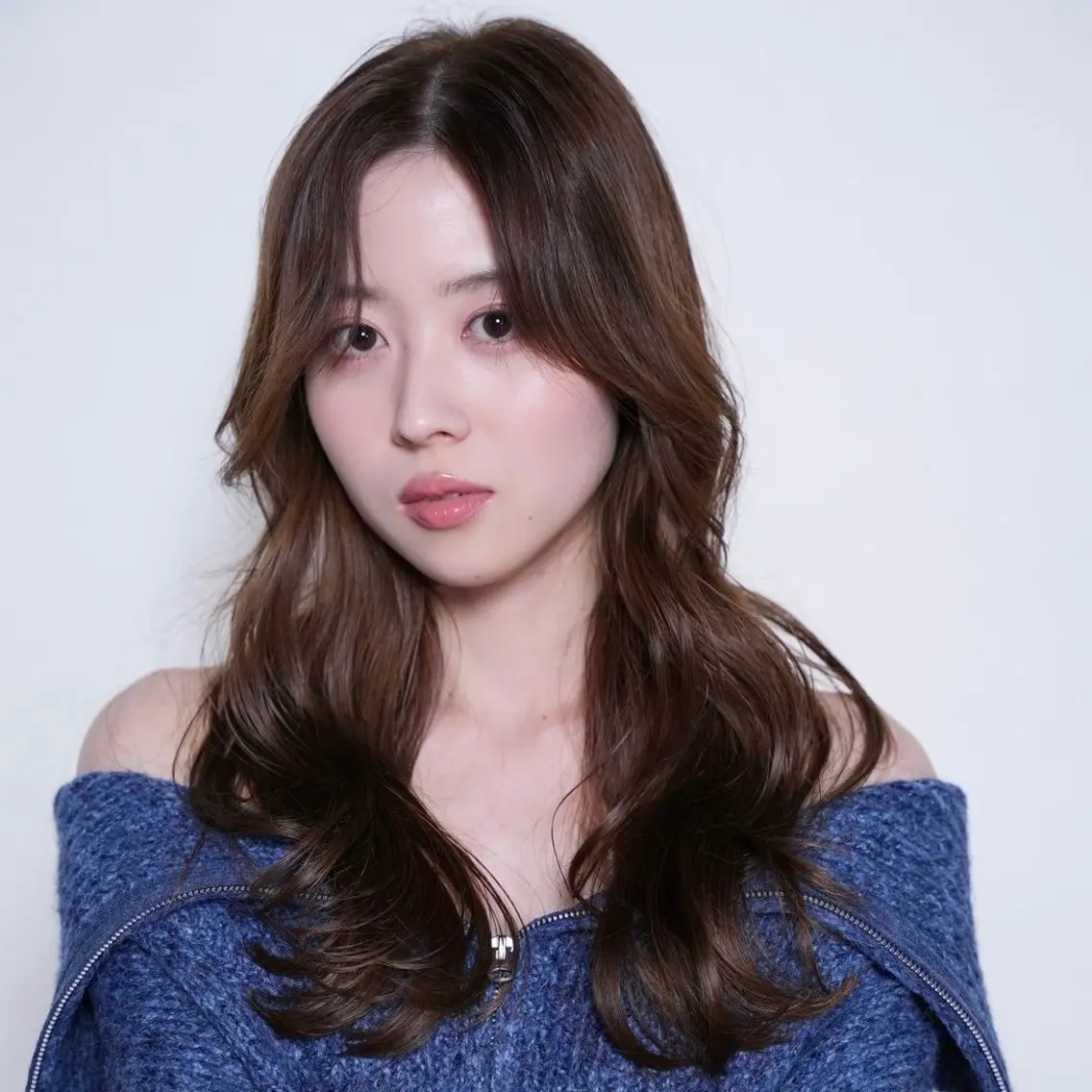 ミディアム カラー パーマ 韓国風ヘア カット ヘアカラー 🔥メンズ極🔥韓国 シャドウ/波巻き柿崎のヘアスタイル