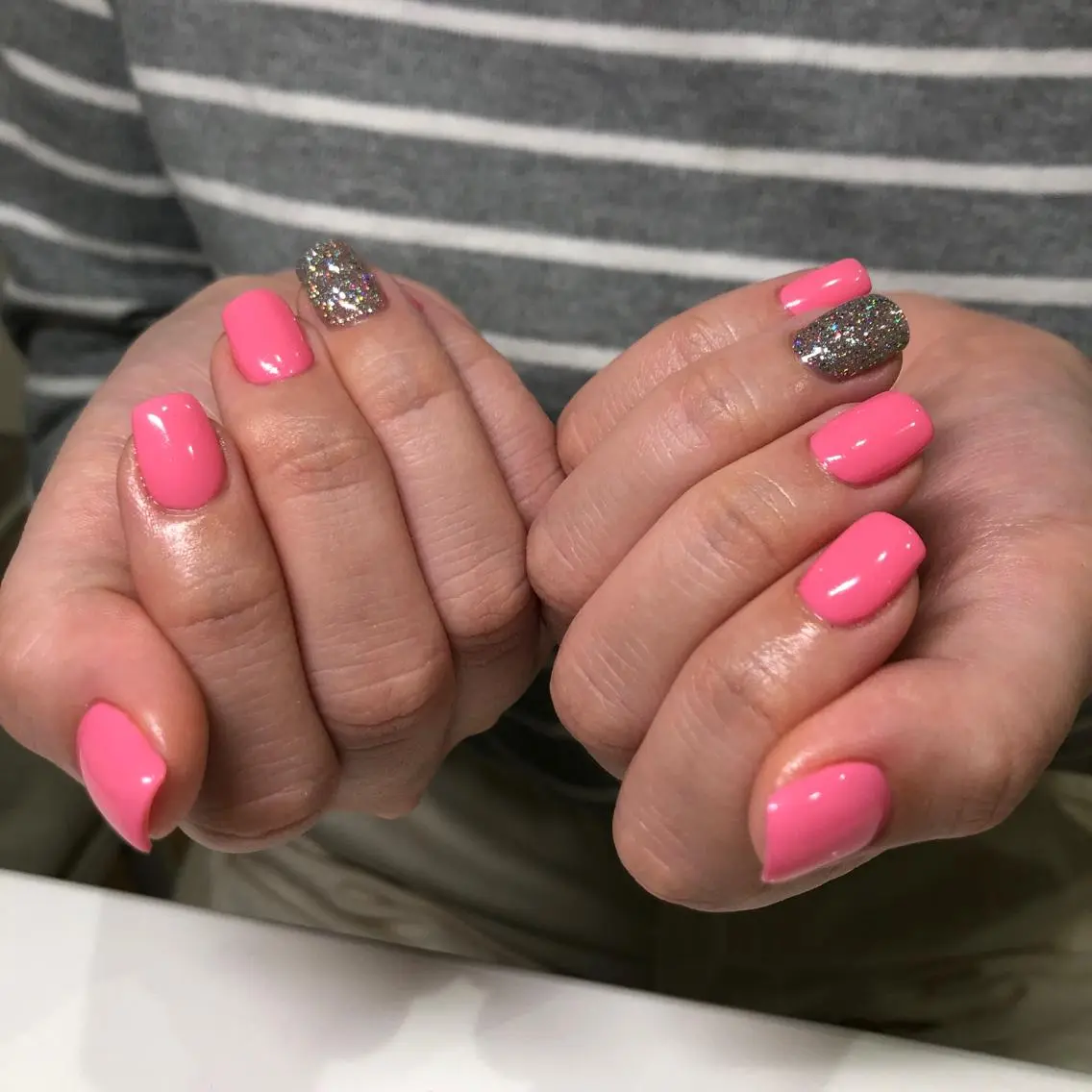 ネイル ラメ(グリッター) ハンドネイル nail by minamiのネイルデザイン