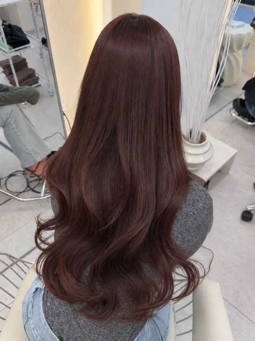 ロング ヘアカラー トリートメント エクステ 原宿 韓国ヘアNo. 1 プルエク🎀ねねのヘアスタイル