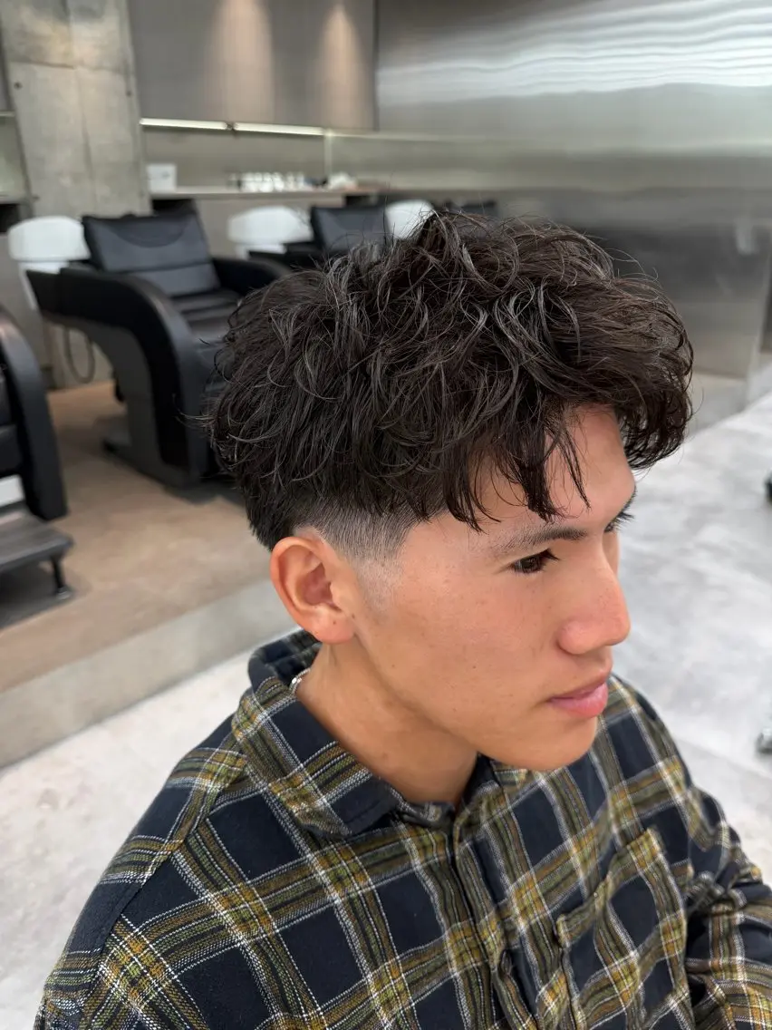 パーマ メンズ カット パーマ トリートメント fifth /田中 大雅のヘアスタイル