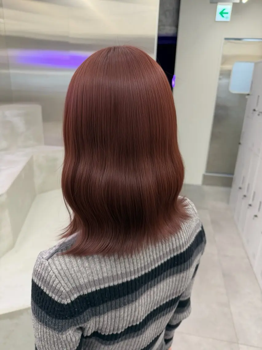 ミディアム カラー ヘアカラー 🧸🎀ブリーチ ‪栄🎀🧸かのんのヘアスタイル
