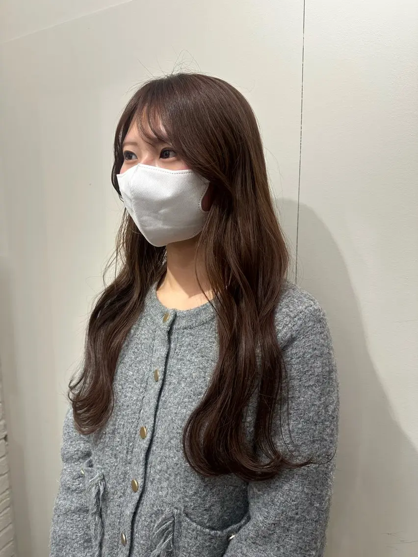 ロング ヘアカラー ‎🤍ともえ‎🤍 /レイヤーカット🧸のヘアスタイル