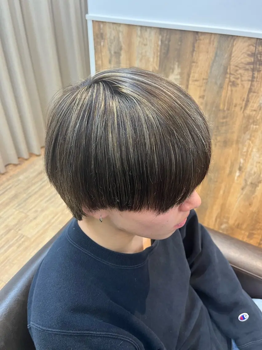 メンズ カット ヘアカラー 鬼松沙弥 ❤︎メンズパーマのヘアスタイル