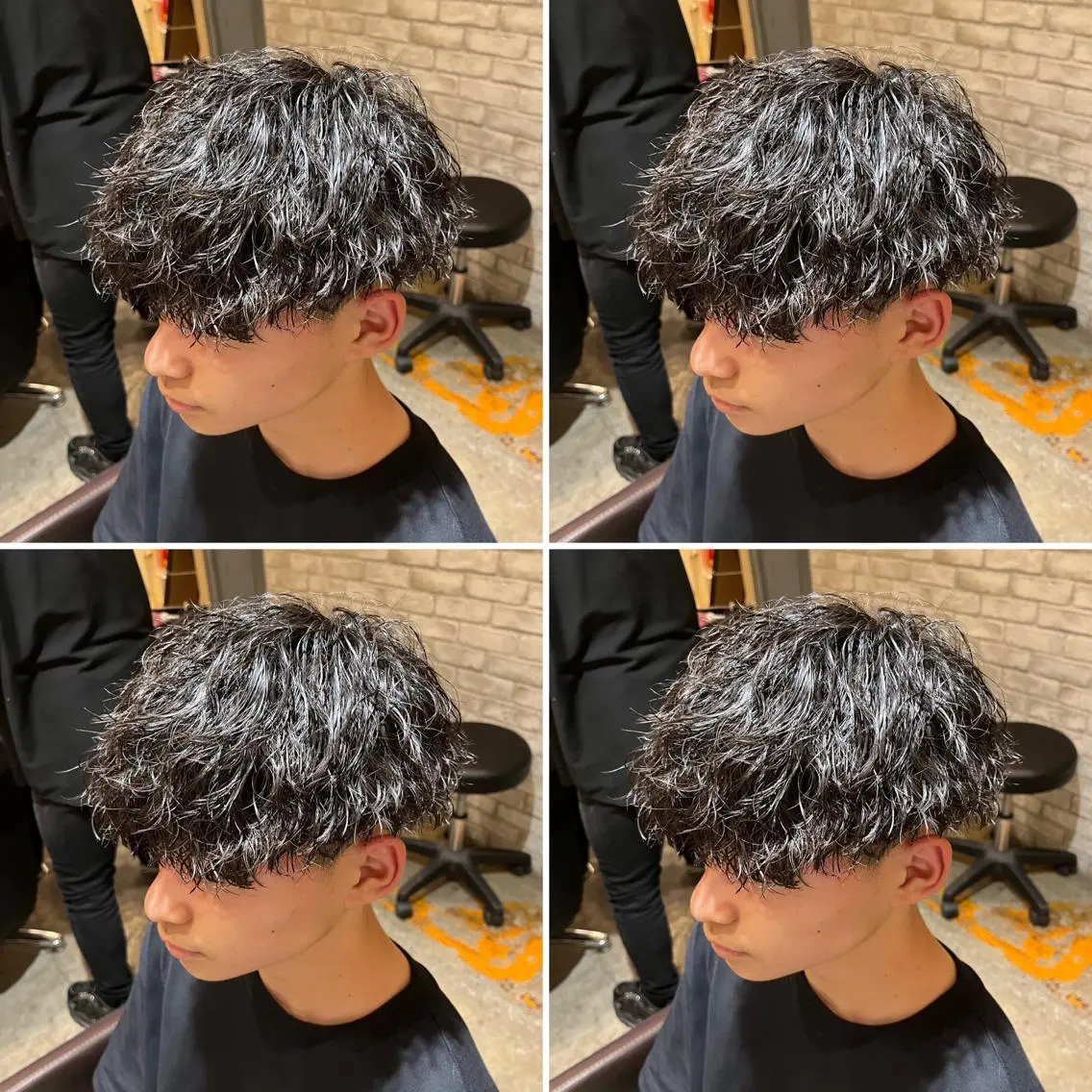 パーマ メンズ カット パーマ トリートメント ヘアセット メンズパーマ特化 望月謙二郎のヘアスタイル