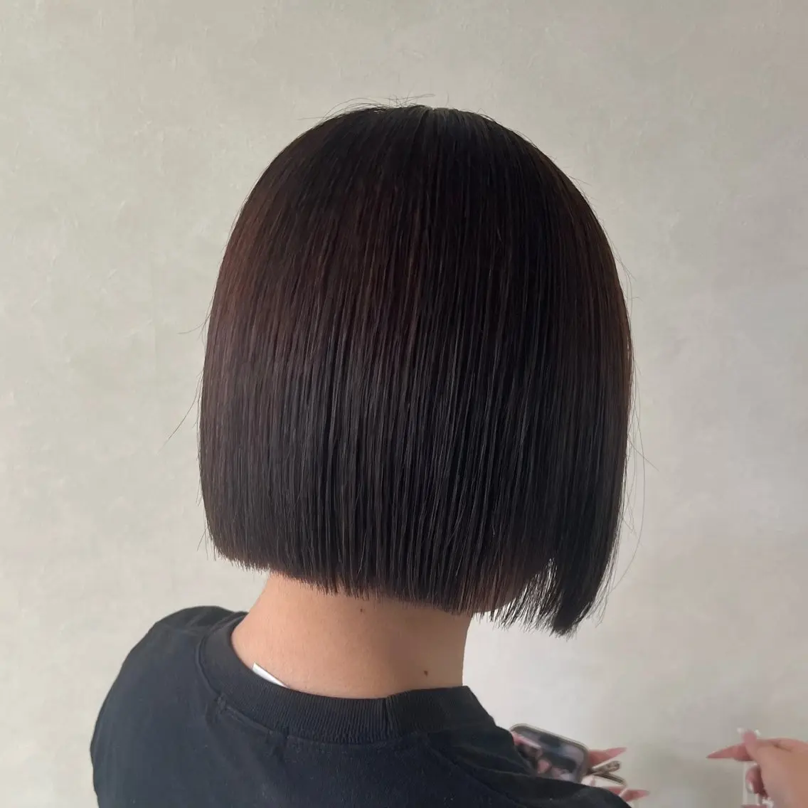 ショート 前下がりボブ ボブ 顔周りカット 小顔カット A BY WHO たかはしのヘアスタイル