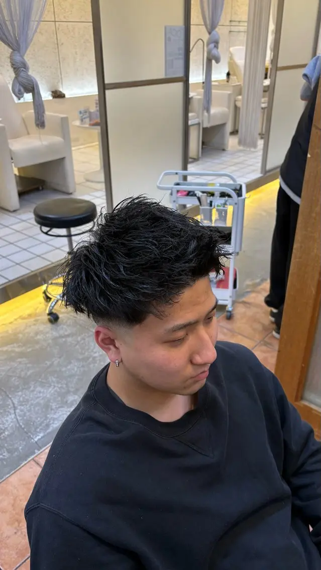 パーマ メンズ カット パーマ 🔥メンズ特化🔥 短髪パーマzionのヘアスタイル