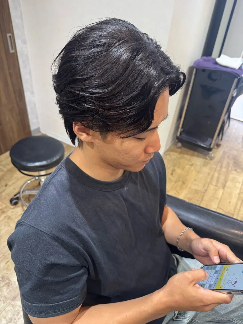 パーマ メンズ メンズパーマ 辻田 七海のヘアスタイル