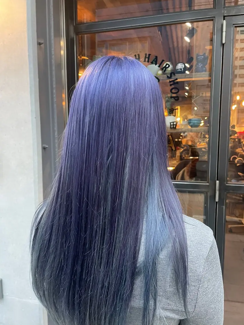 ロング カラー せきや こころのヘアスタイル