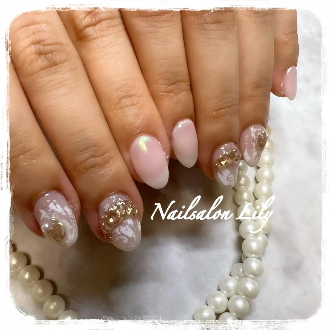 ネイル ハンドネイル Lily*nail 🌻Mii🌻のネイルデザイン