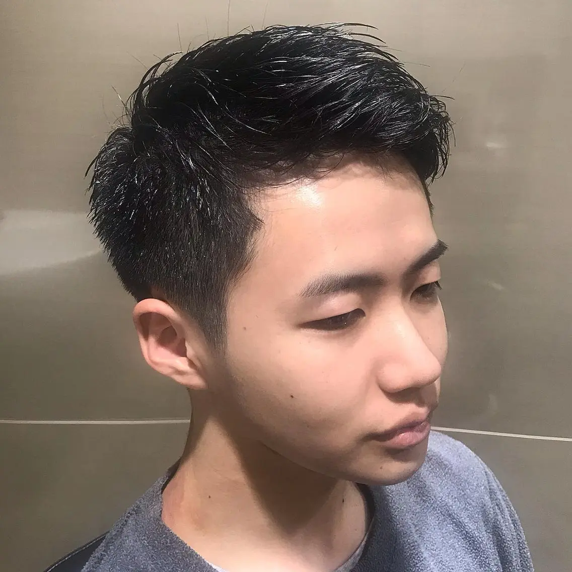 ショート プレミアムバーバー 表参道のヘアスタイル