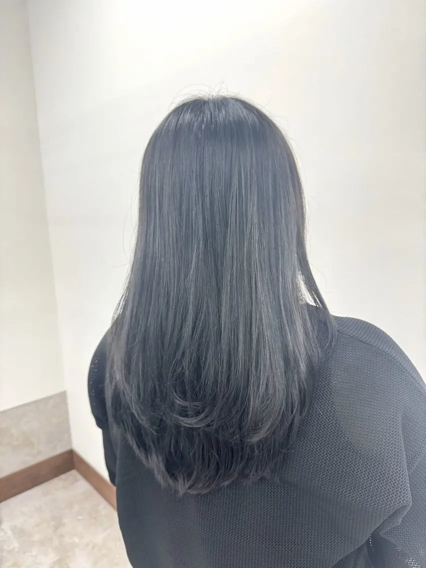 ロング カット トリートメント 氏家 朝日のヘアスタイル