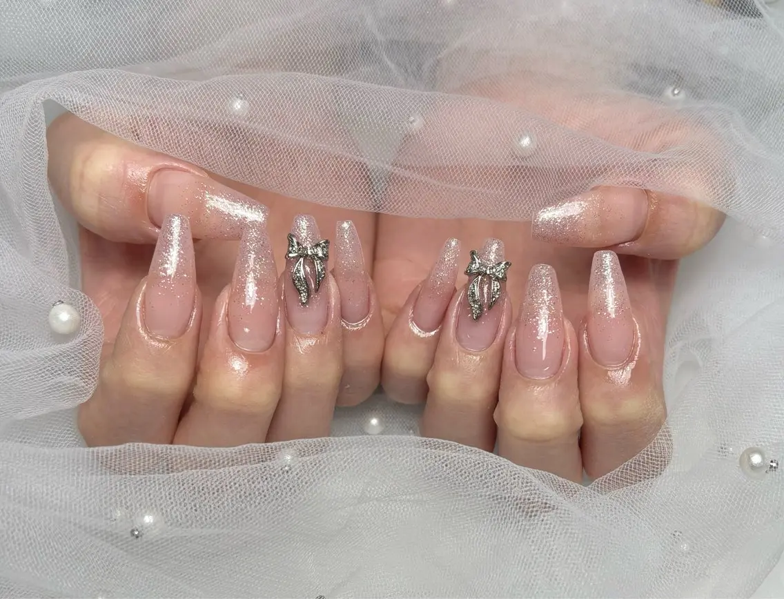 オフあり ラメグラデーション💎🫧の写真