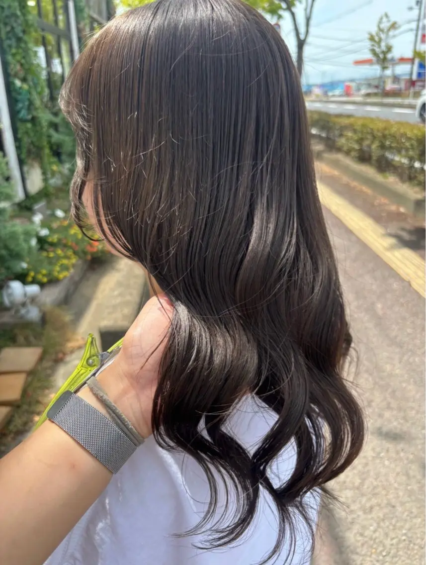ロング アッシュ ヘアカラー トリートメント move 岩出店/ Rin🎀のヘアスタイル