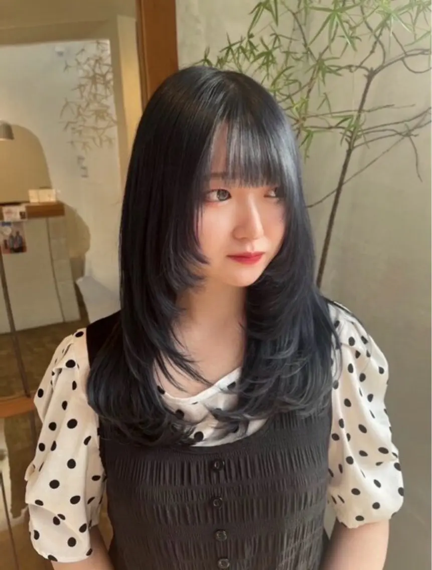 セミロング canoe岡山高柳 /愛葉まゆなのヘアスタイル