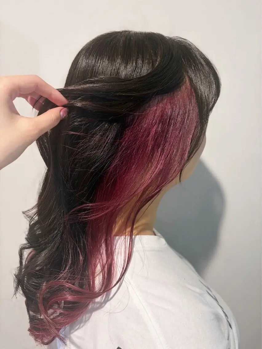 🎀【さりげなくイメチェン】インナーカラー＋オンカラー ¥5,500🤍の写真