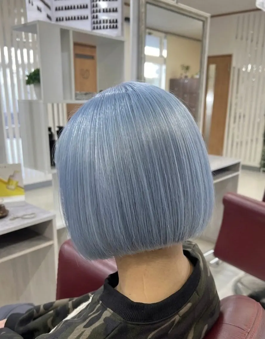 ショート カラー ブリーチ KEN 🌟のヘアスタイル
