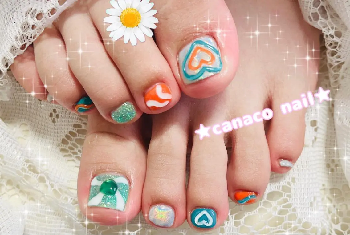 ネイル アートネイル フットネイル ジェルネイル 韓国ネイル パラジェル ハンドネイル ハンドケア ベテランネイル cnc nailのネイルデザイン