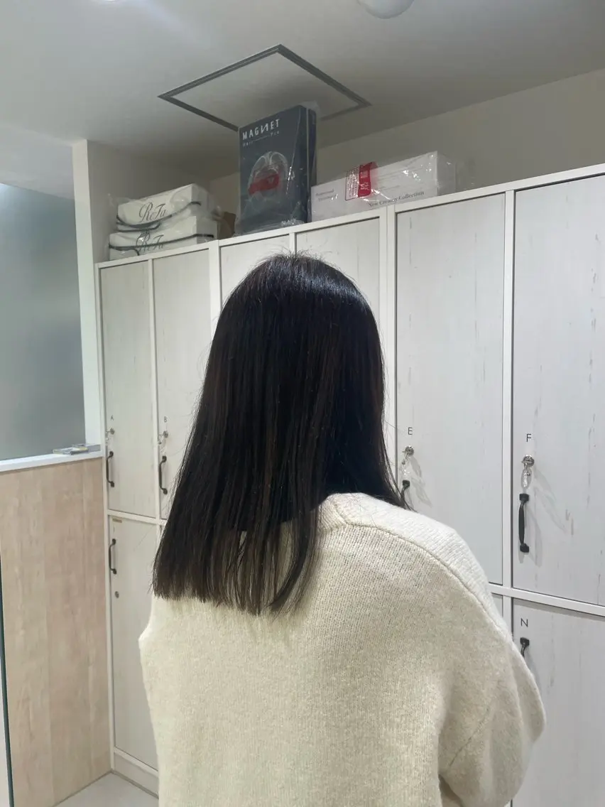 セミロング カラー カット ヘアカラー このみ/透明感カラー /ヘアアレンジ🫧のヘアスタイル