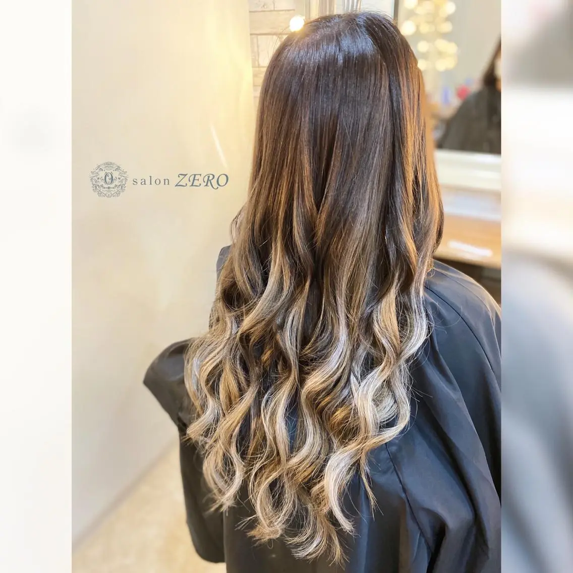 セミロングの方【モデルシール40枚】サロンゼロ限定価格☆の写真