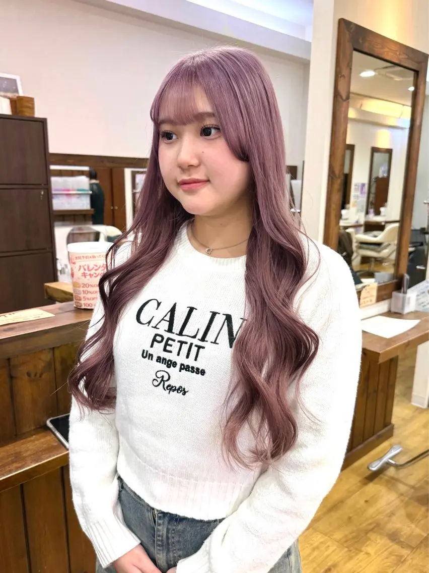 《💖minimo限定💖》似合わせカット➕ダブルカラー💞1ブリーチ+オンカラー✨の写真