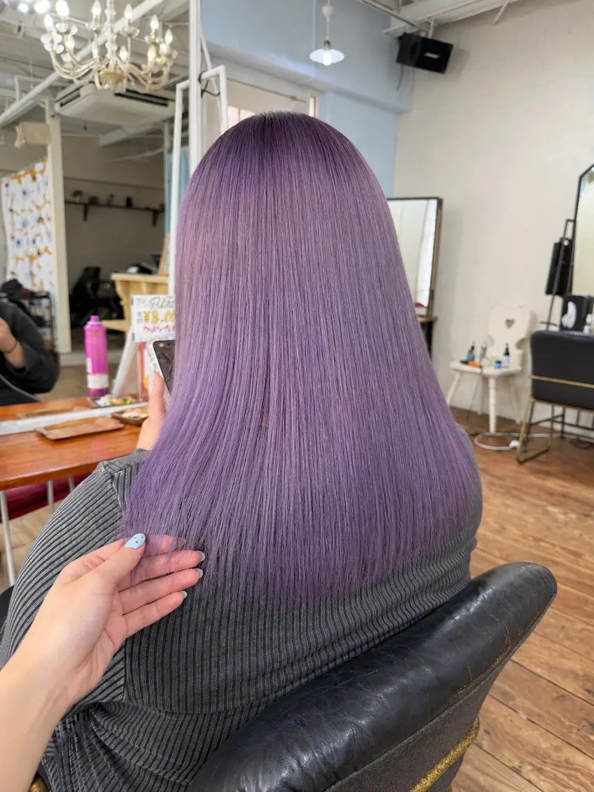 ダメージ軽減ダブルカラー+トリートメントの写真