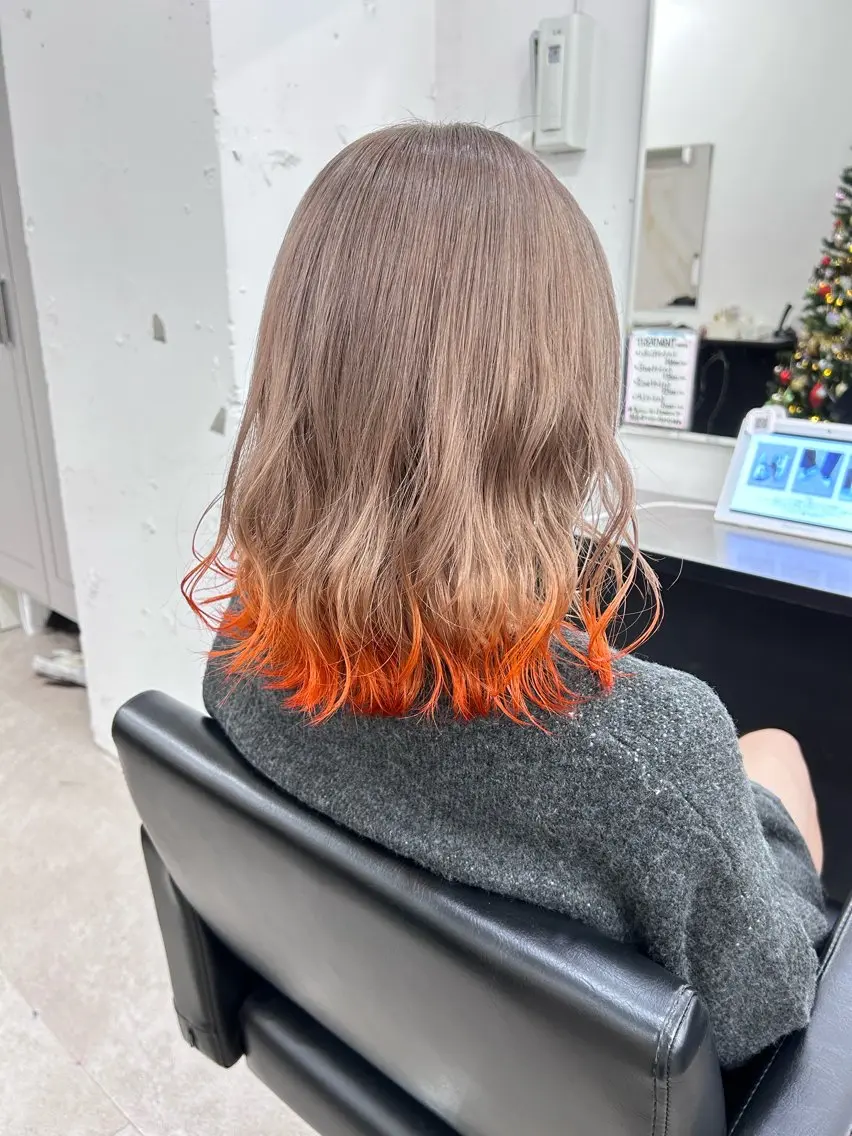 ミディアム カット ヘアカラー トリートメント someya 🥀のヘアスタイル