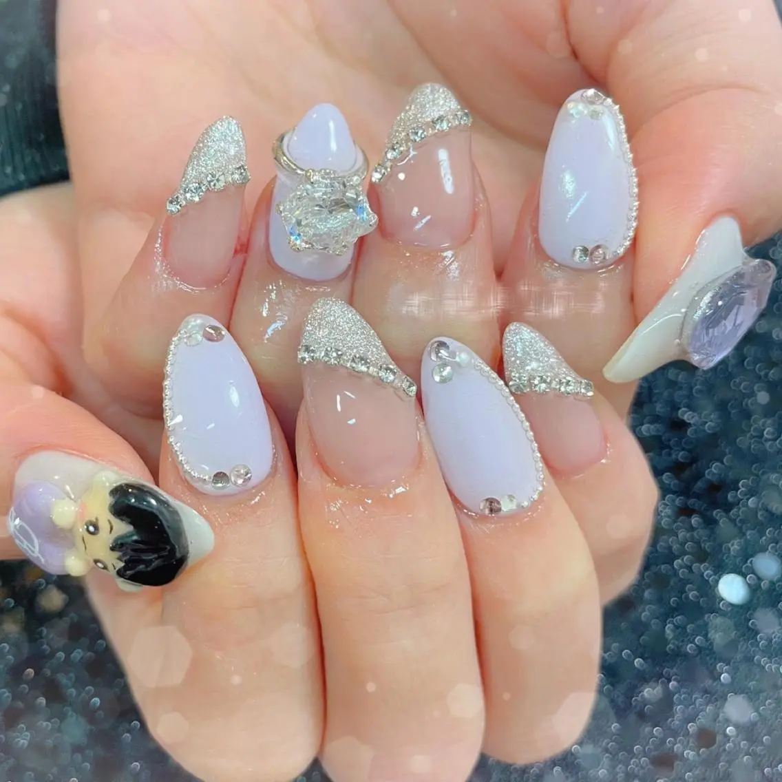 ネイル ハート ハンドネイル ハンドケア MoON...❤︎ MeGuのネイルデザイン