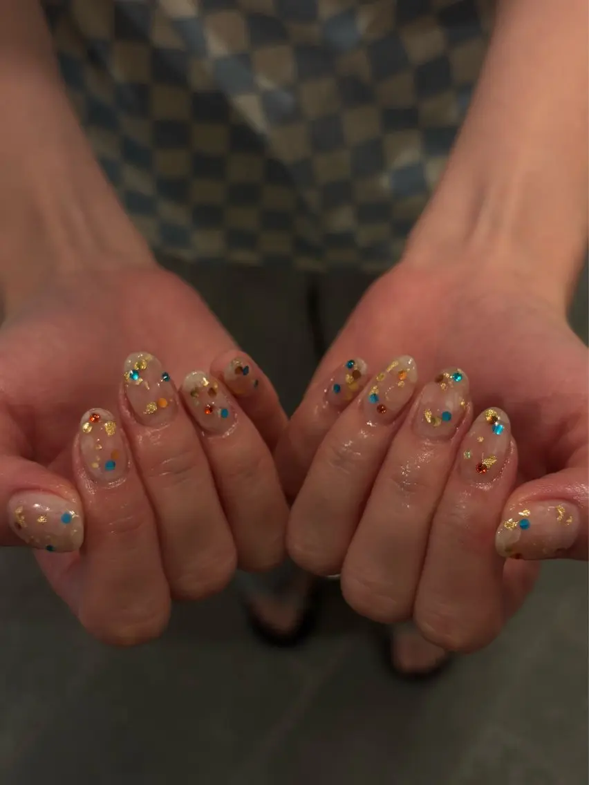 ネイル クリアネイル ニュアンスネイル filonnail akaneのネイルデザイン