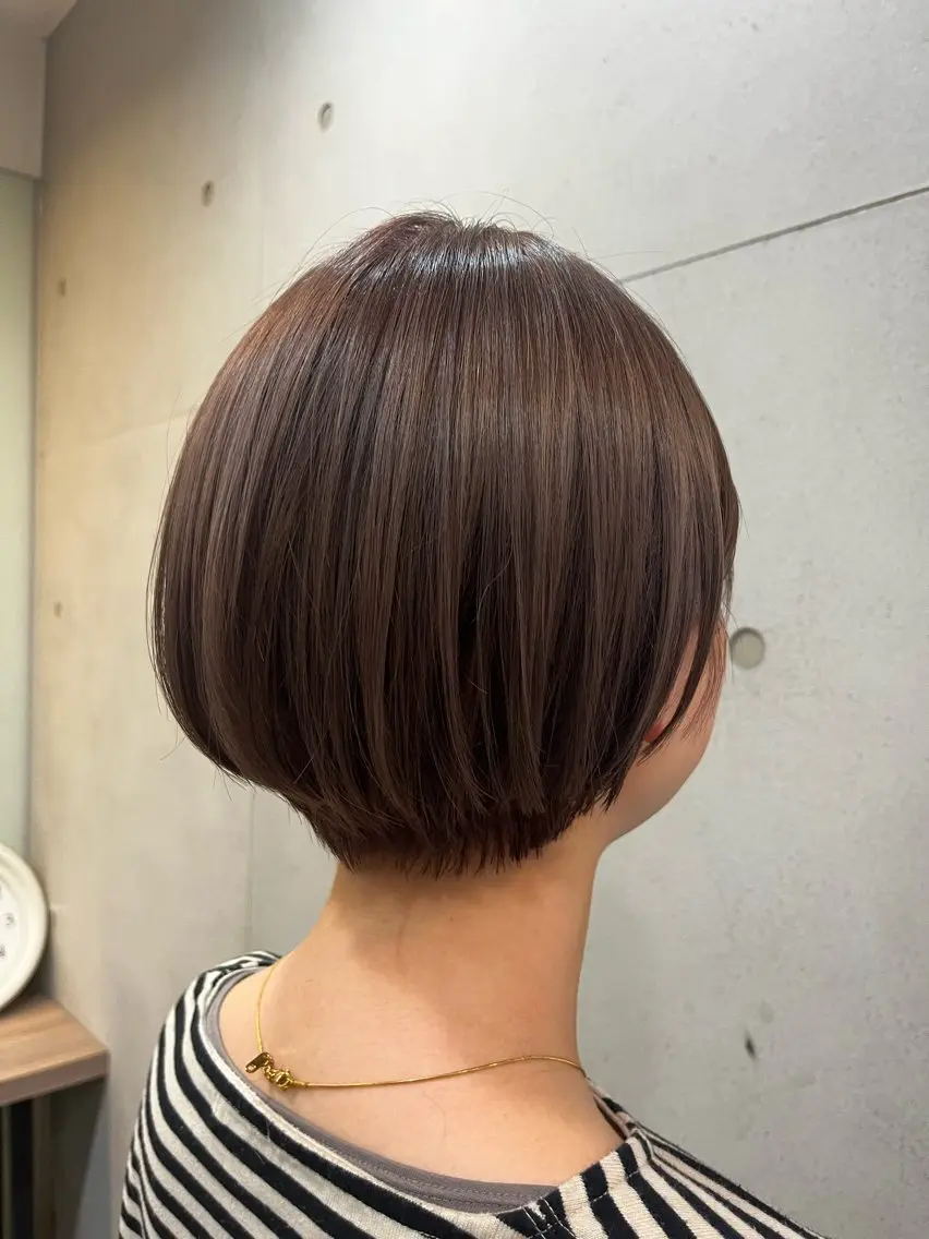 ショート ショートヘア おせ ちさとのヘアスタイル