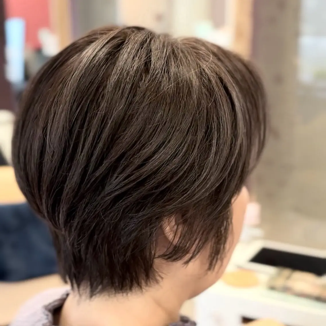 ショート アッシュ アッシュブラウン ショートヘア カット ヘアカラー 奈良/登美ヶ丘 /Yutaのヘアスタイル